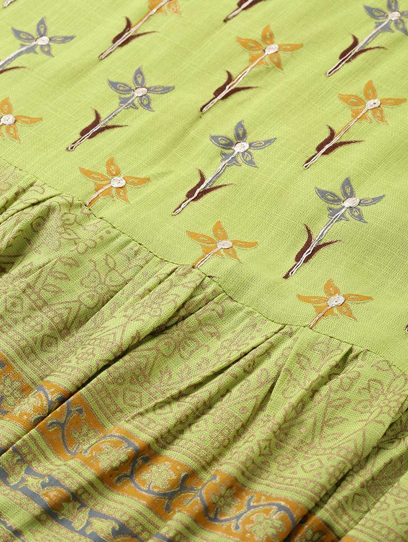 Printed Flared Kurta