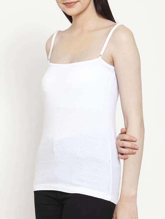 white cotton camisole - 17076849 - Standard Image - 4