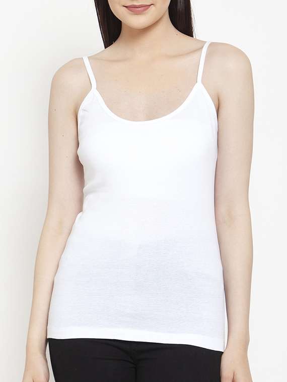 white cotton camisole - 17076856 - Standard Image - 4
