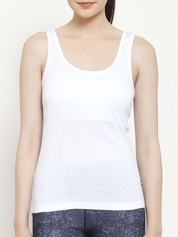 white cotton camisole - 17076877 - Standard Image - 4