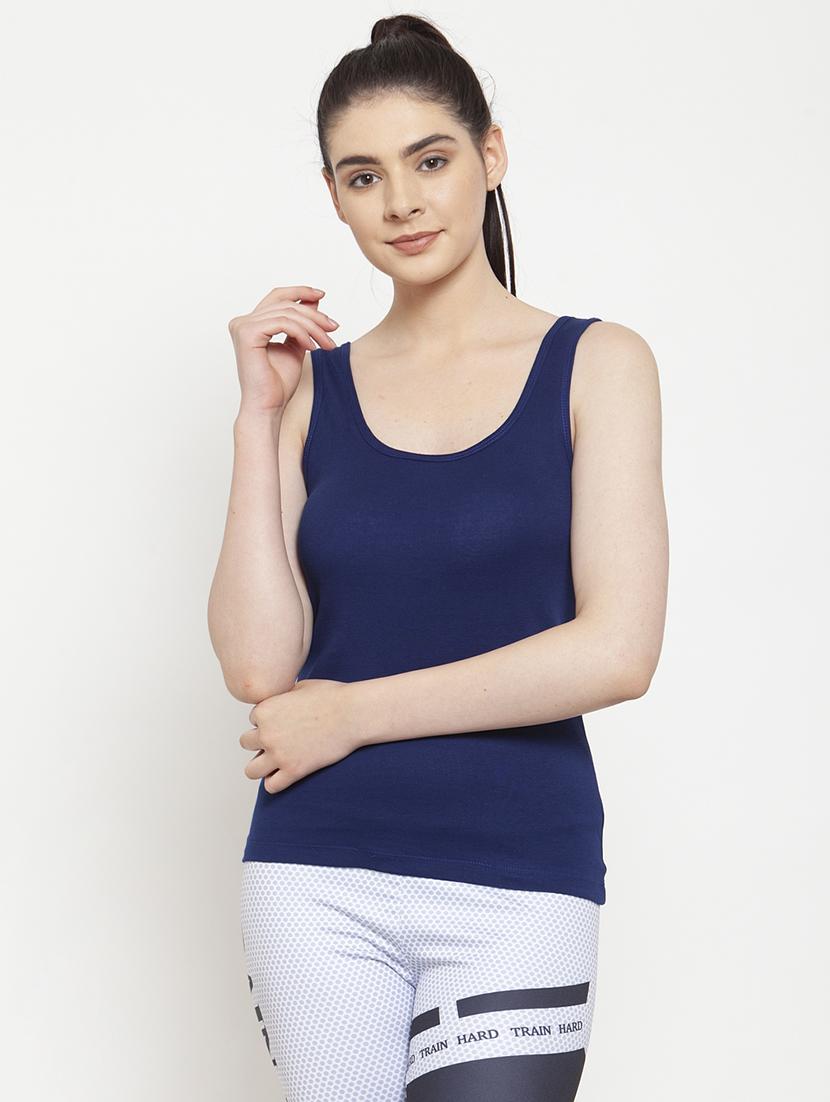 blue cotton camisole - 17076880 - Zoom Image - 0