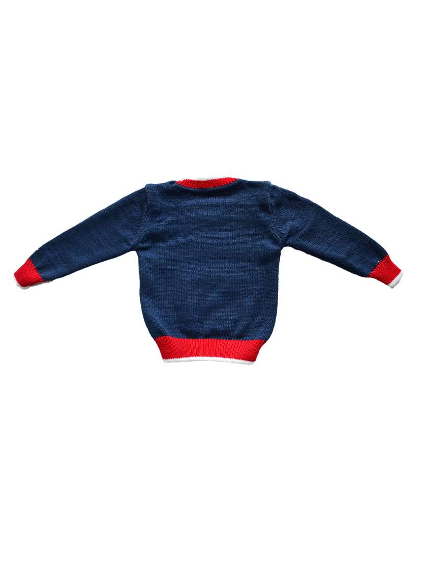 navy blue acrylic sweater - 17078741 - Standard Image - 1