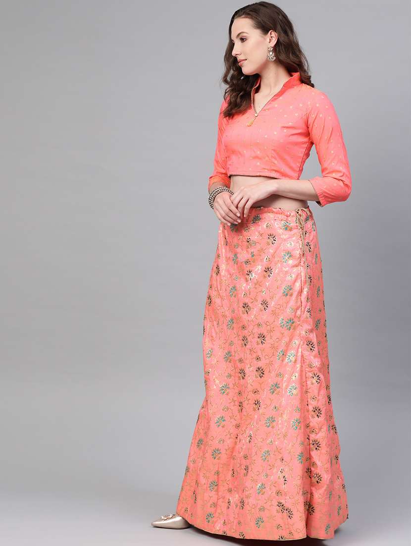 pastel flared lehenga - 17084735 -  Standard Image - 1