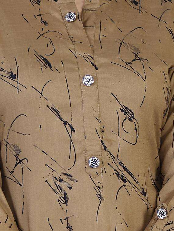 printed kurta palazzo set - 17085177 -  Standard Image - 1