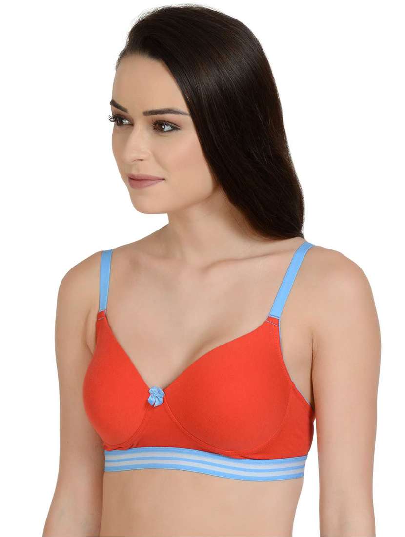 contrast detail t-shirt bra  - 17086260 -  Standard Image - 1