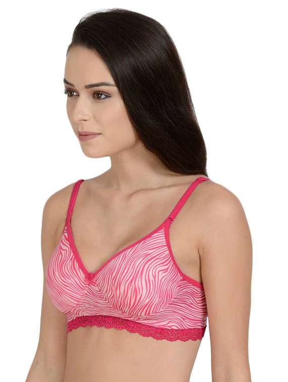 bow patch t-shirt bra - 17086287 - Standard Image - 1