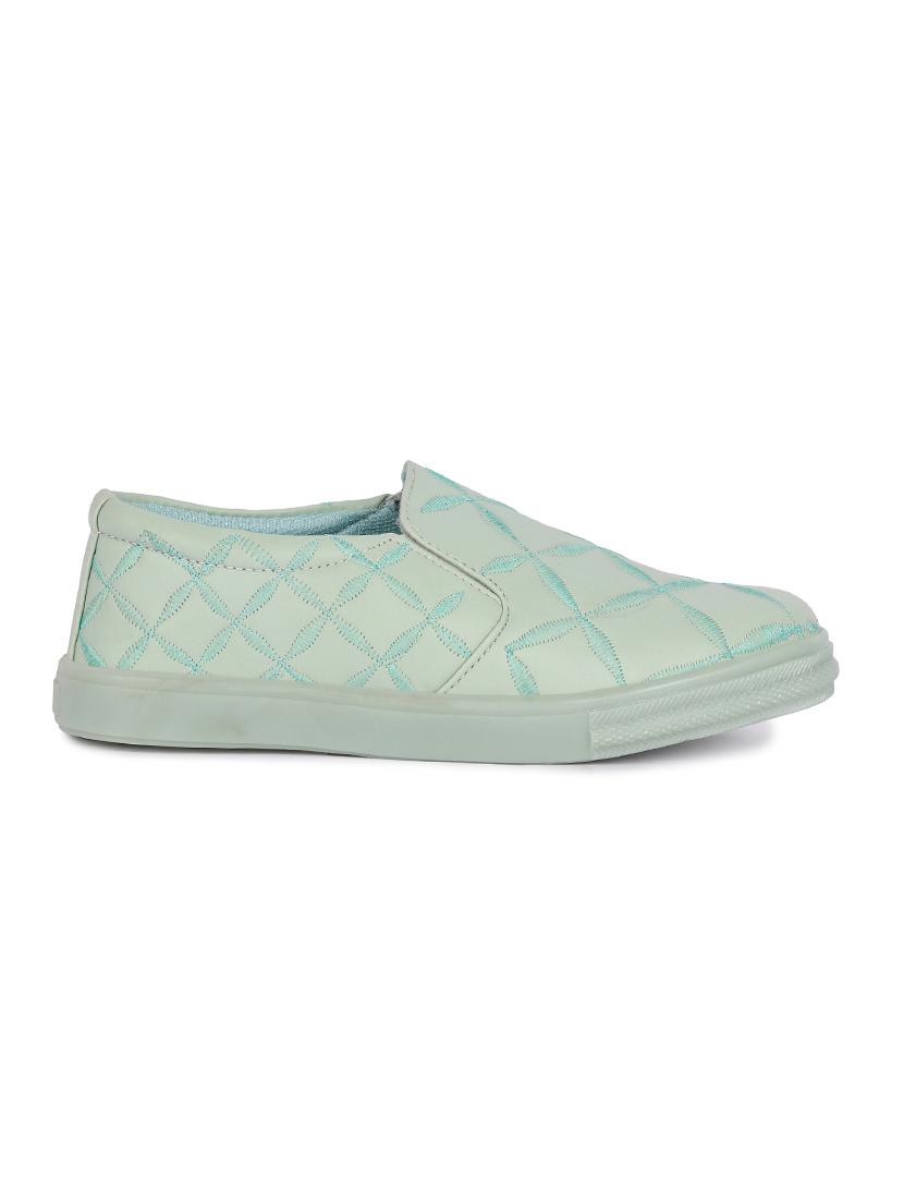 turquoise slip on casual shoes - 17086510 - Standard Image - 1