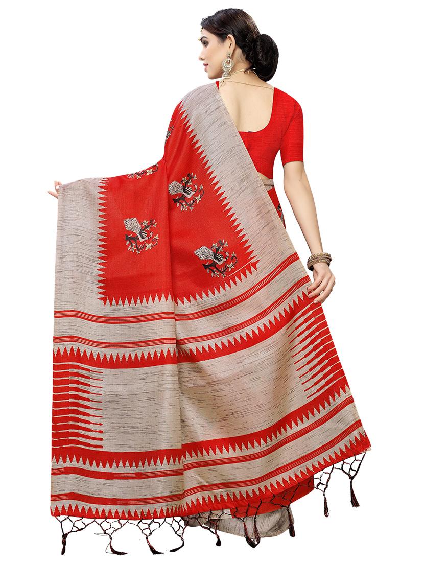 bordered kanjivaram saree with blouse - 17088916 - Standard Image - 1
