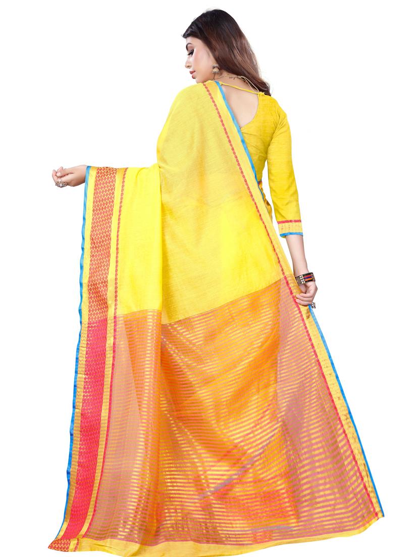bordered kanjivaram saree with blouse - 17089039 -  Standard Image - 1