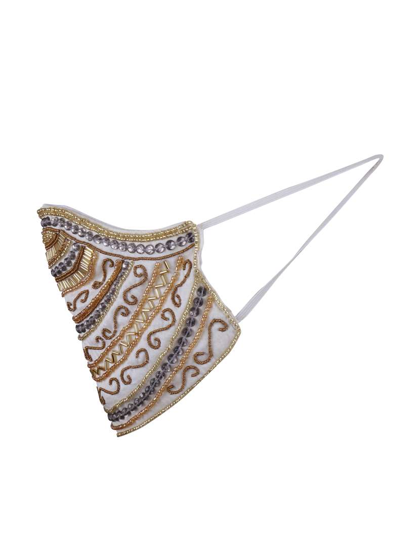 white art silk anti-pollution women mask (pack of 2) - 17089698 -  Standard Image - 1