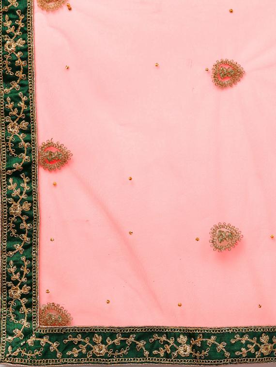 embroidered flared lehenga - 17089792 - Standard Image - 4