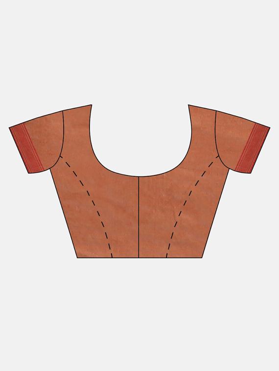 self design jamdani saree with blouse - 17089920 - Standard Image - 4