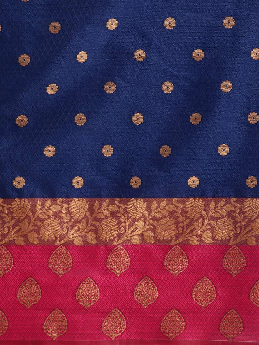 bordered jamdani saree with blouse - 17089989 -  Standard Image - 4