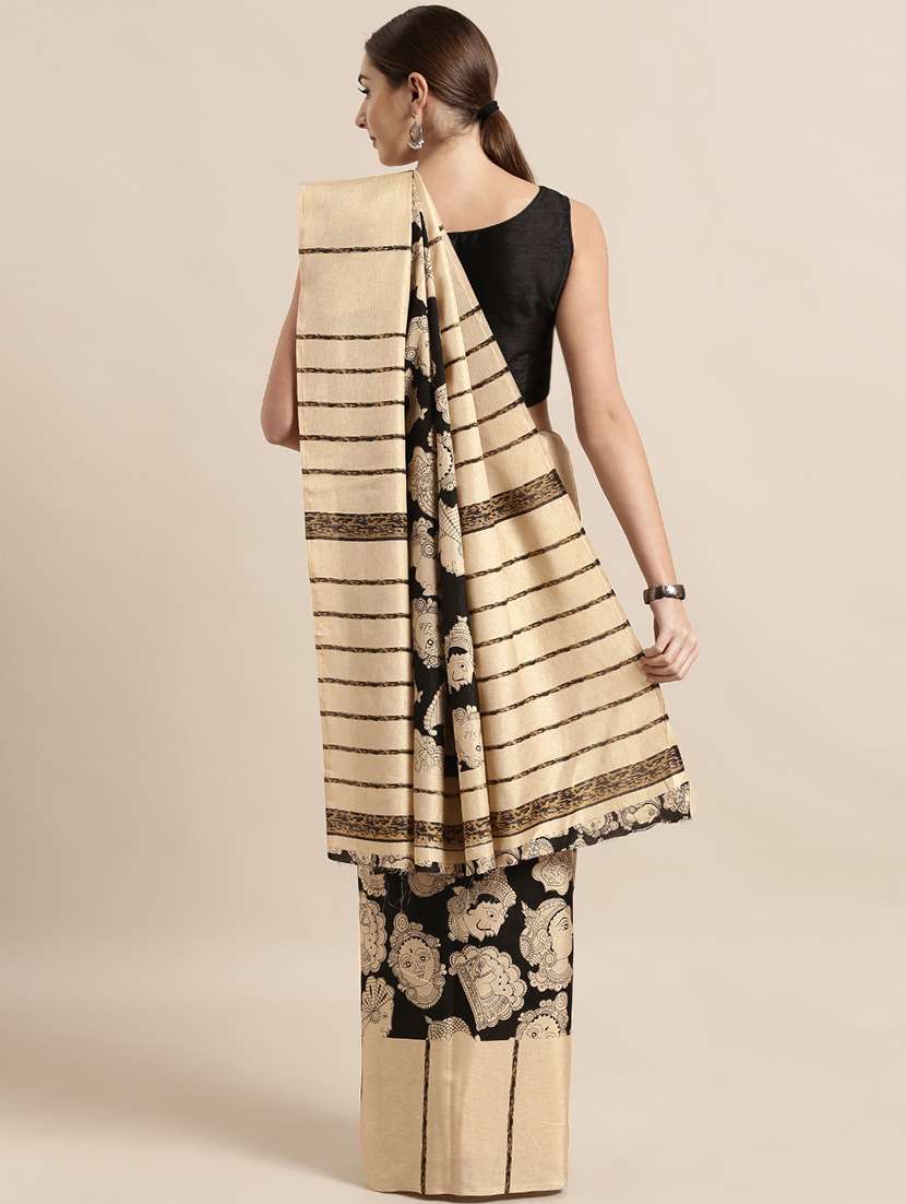 kalamkari printed saree with blouse - 17090014 -  Standard Image - 1