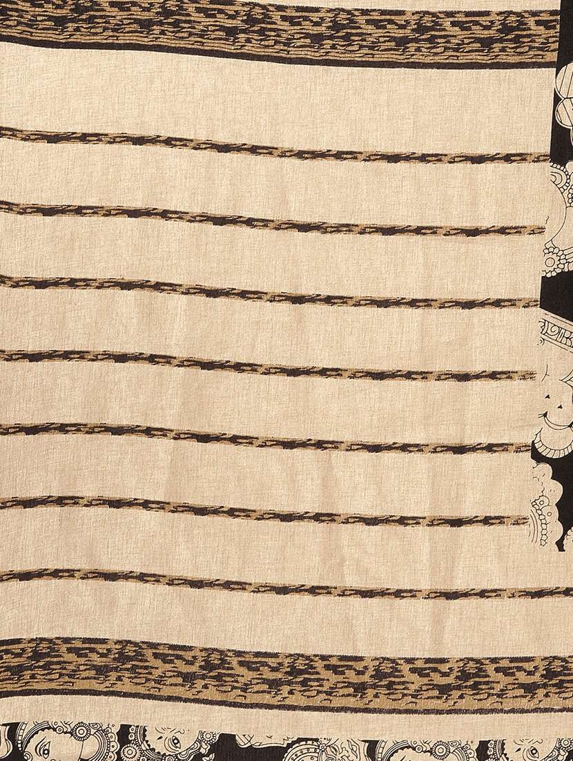 kalamkari printed saree with blouse - 17090014 -  Standard Image - 4