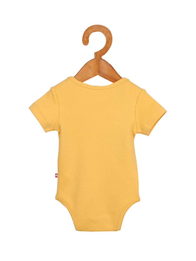 yellow cotton rompers onesies and romper - 17092128 -  Standard Image - 1