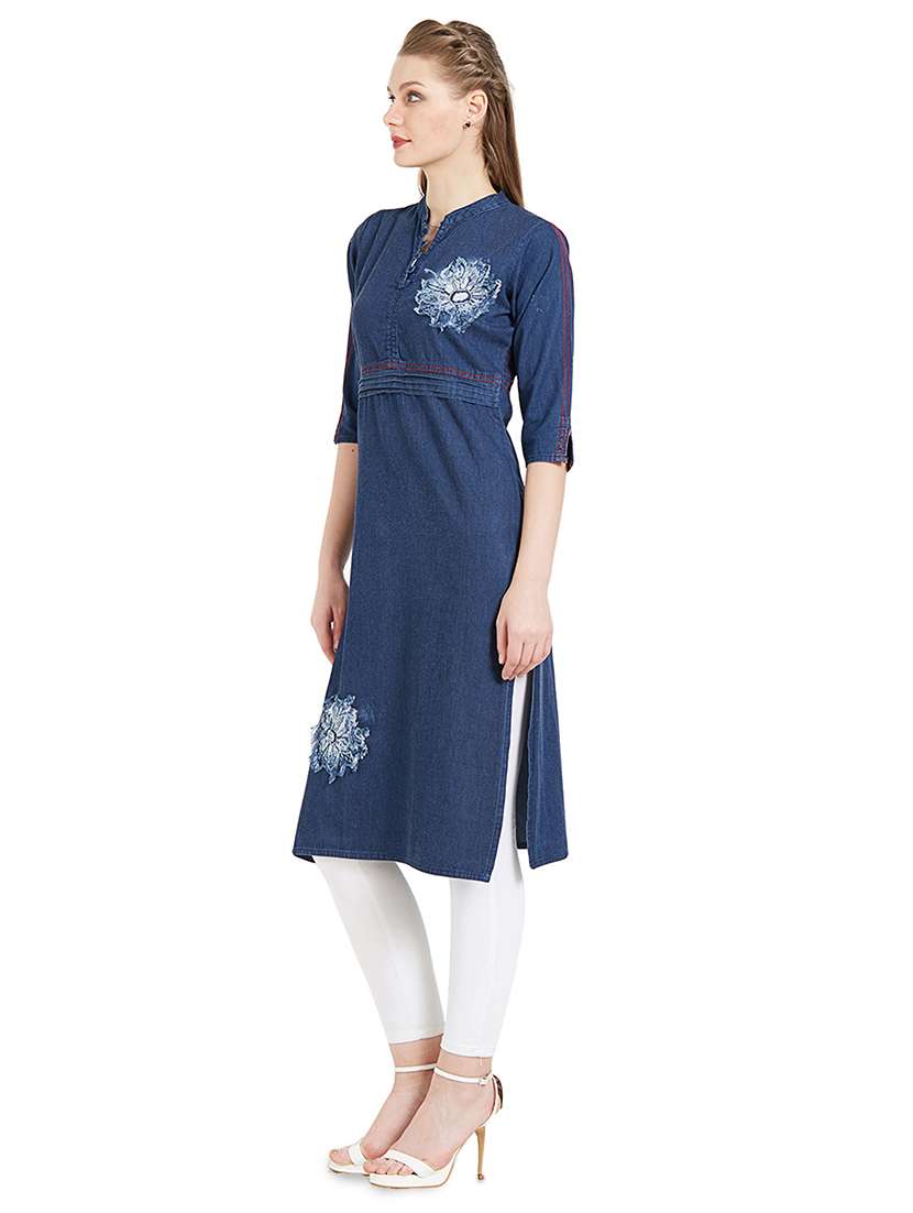 women's straight kurta - 17097781 -  Standard Image - 1