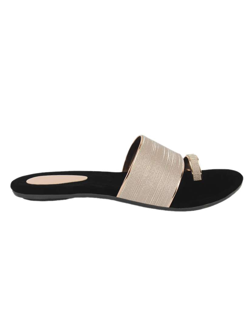 gold one toe sandals - 17097930 -  Standard Image - 1