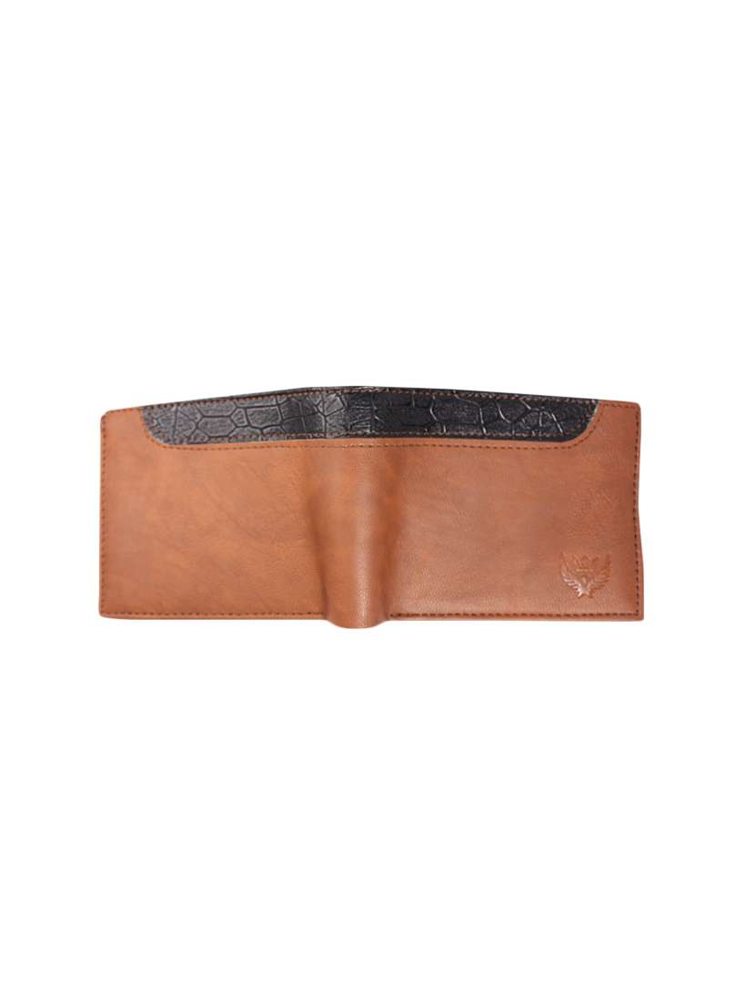 brown leatherette wallet - 17098701 - Standard Image - 1