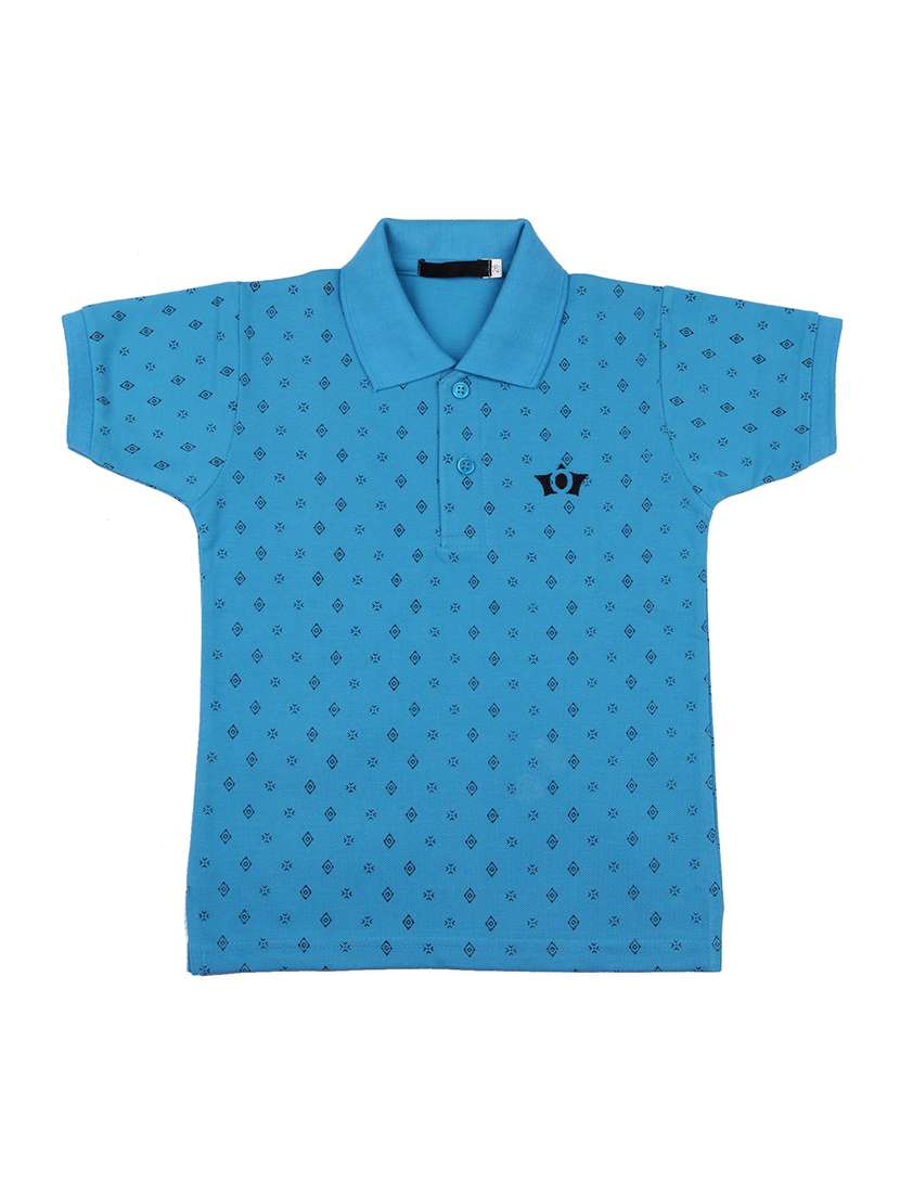 blue cotton tshirt