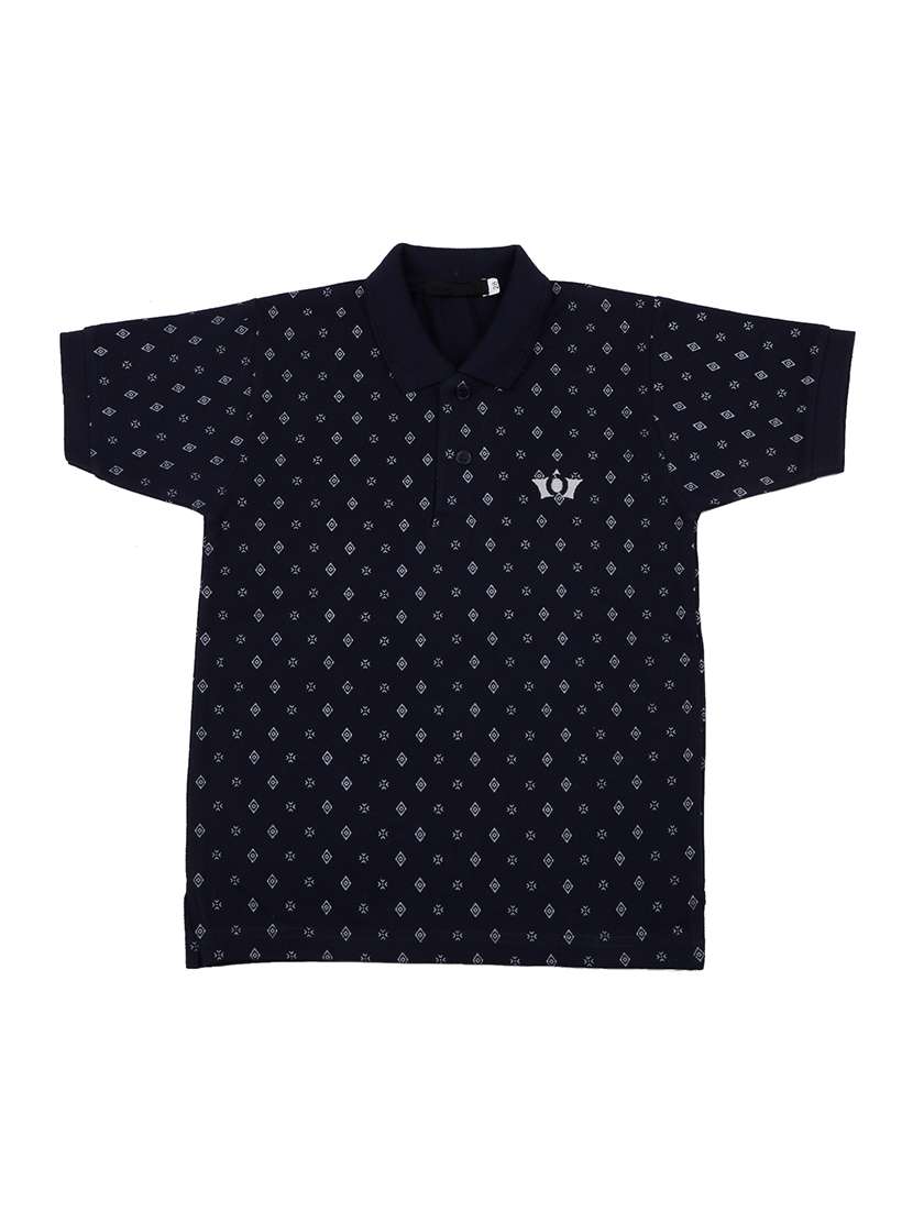 navy blue cotton tshirt