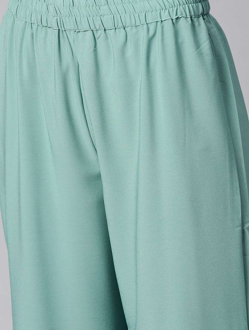 printed kurta palazzo set - 17101824 -  Standard Image - 4