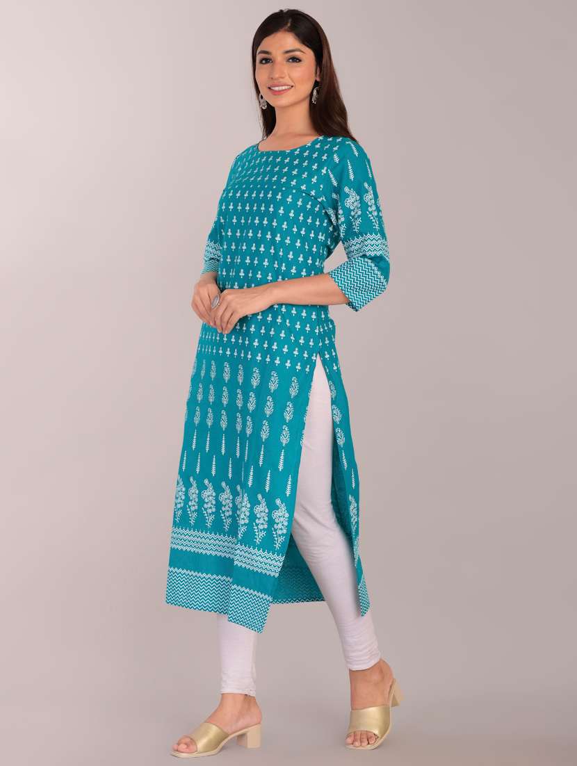 Women's Straight Kurta - 17101972 -  Standard Image - 1