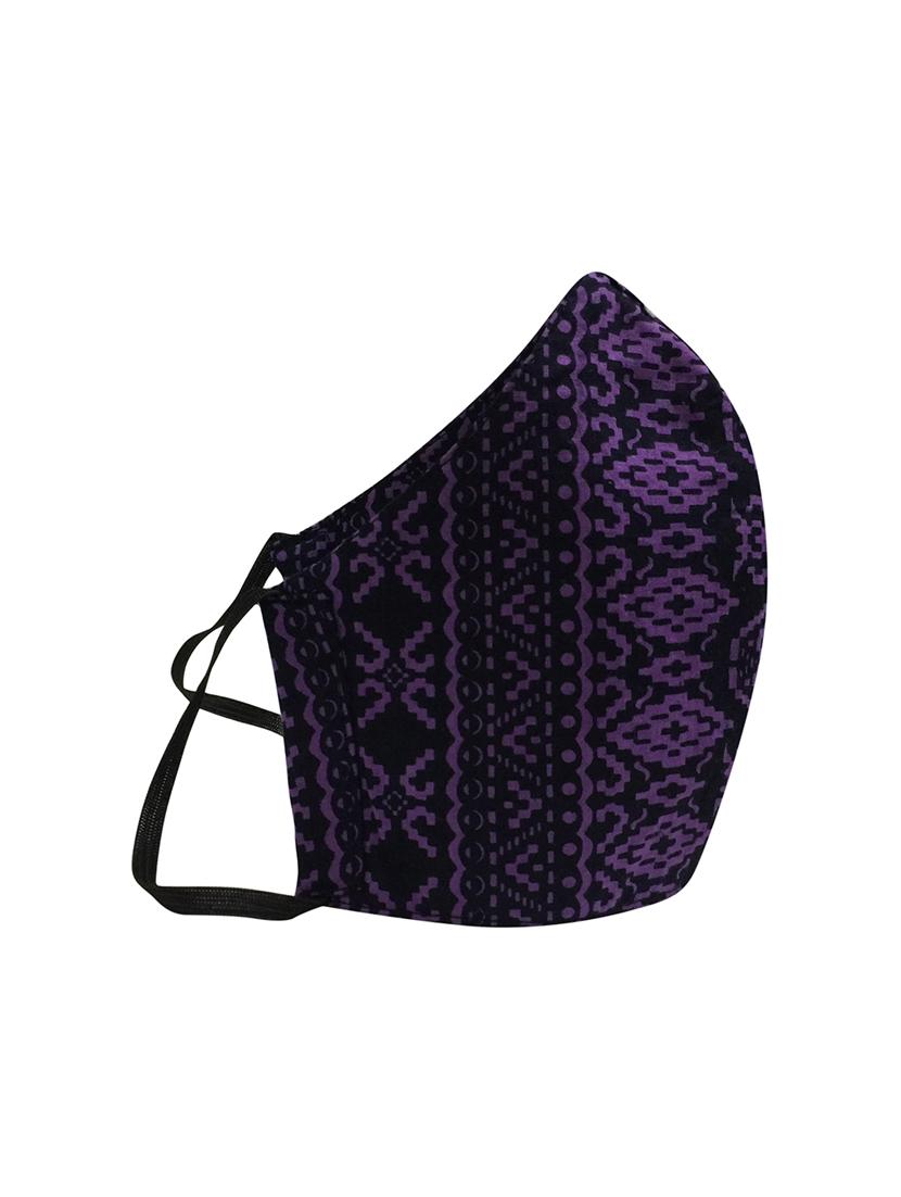 purple pure cotton antipollution women mask - 17103065 -  Standard Image - 1