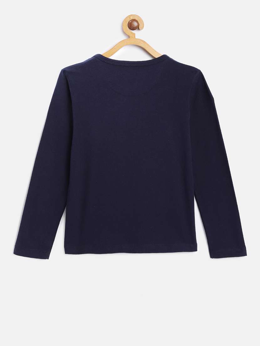 navy blue cotton tshirt - 17107458 - Standard Image - 1