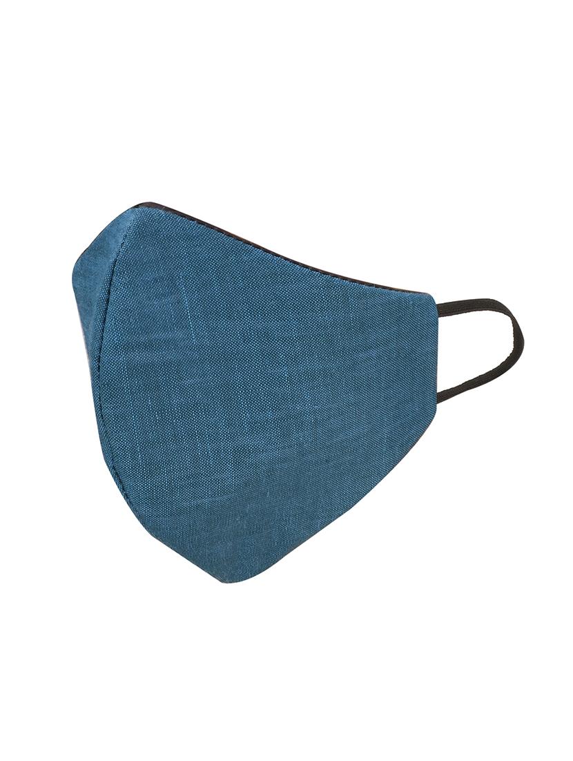 blue cotton anti-pollution men mask (pack of 4) - 17111889 -  Standard Image - 1