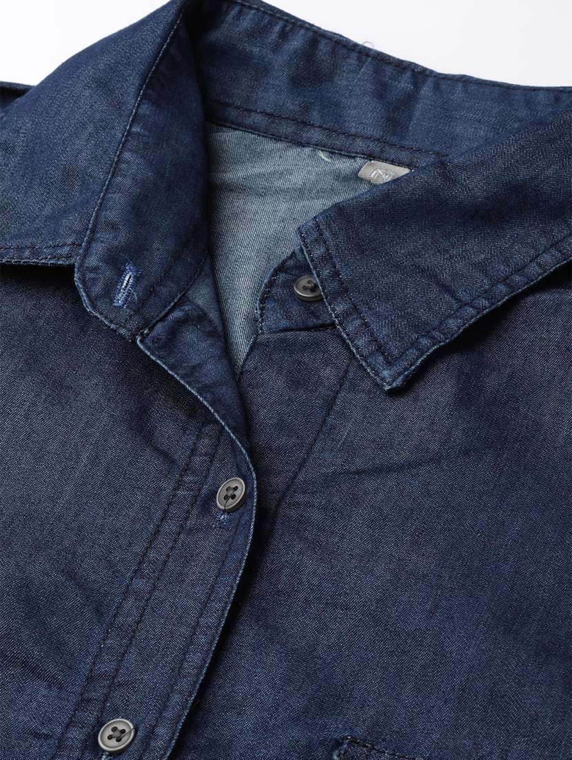 ombre denim shirt - 17111964 - Standard Image - 4