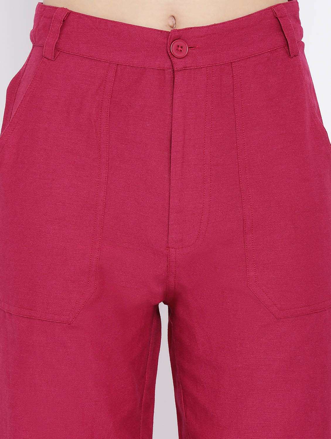 slit pockets flat front trousers  - 17116350 -  Standard Image - 4