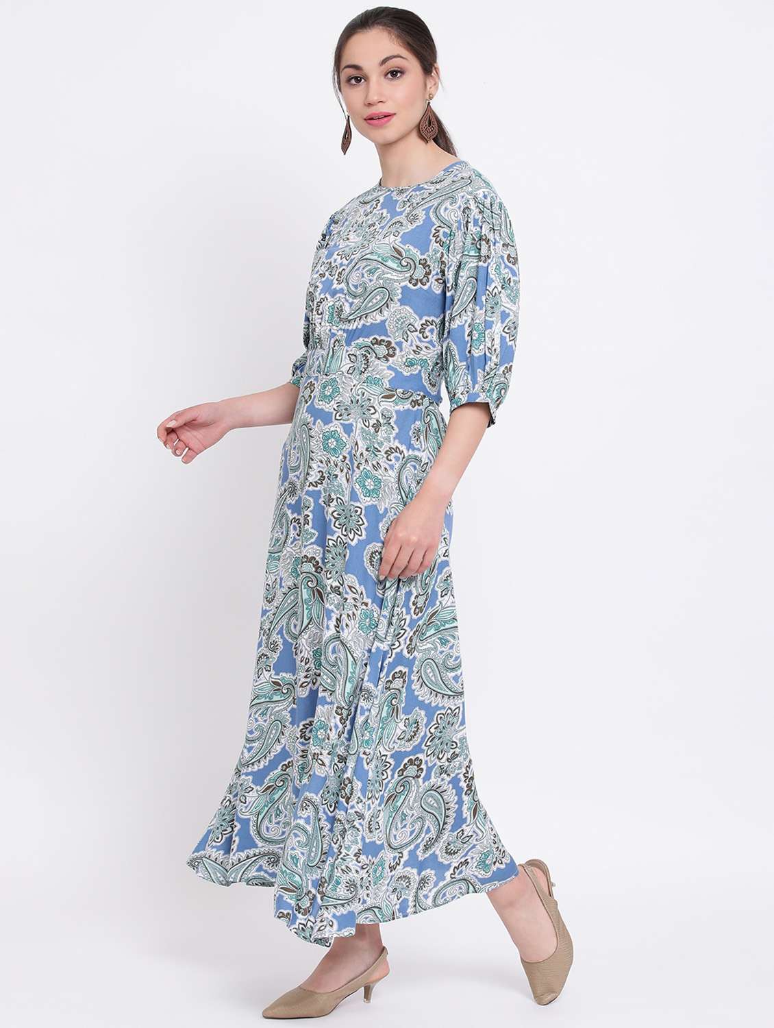 women's paisley dress - 17116370 - Standard Image - 1