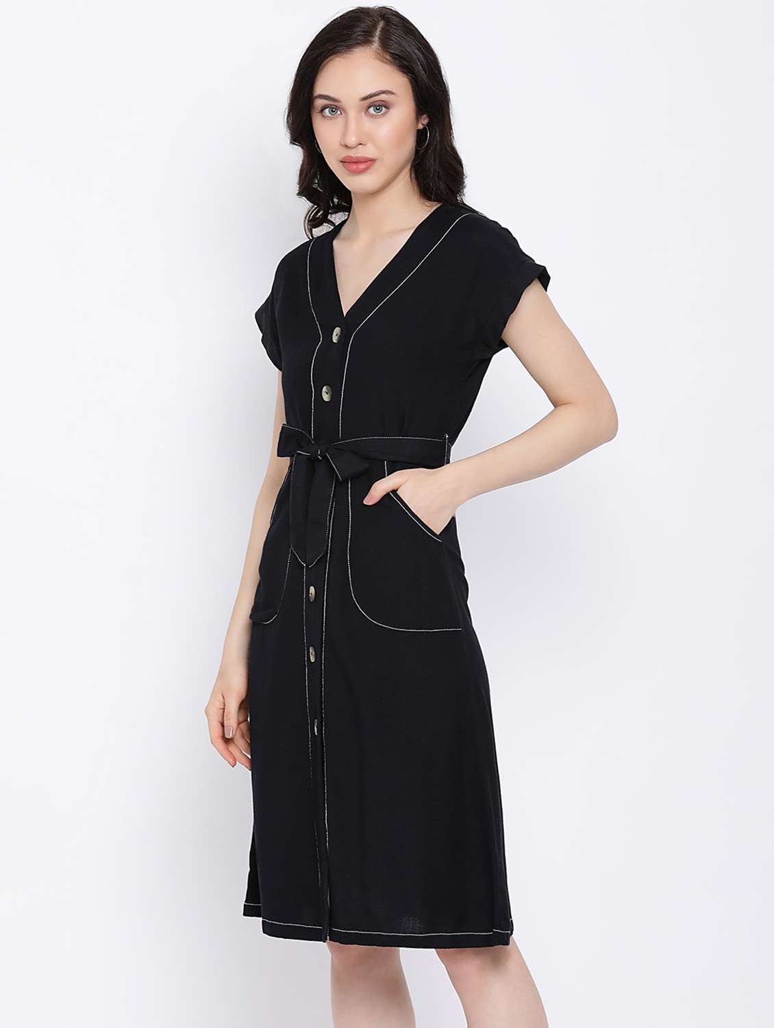 women's  solid dress - 17116375 -  Standard Image - 1