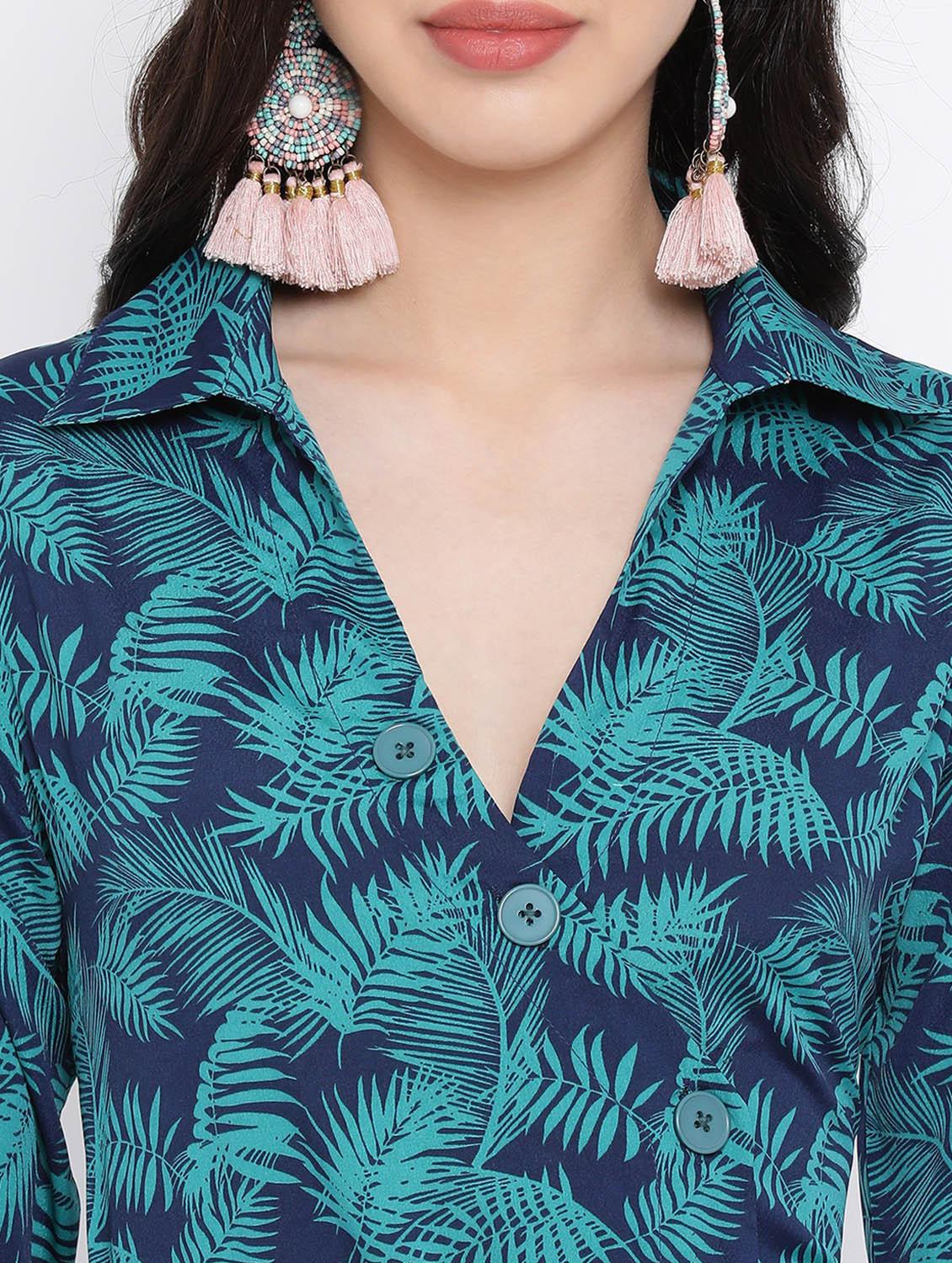 tropical print sheath dress - 17116393 - Standard Image - 4