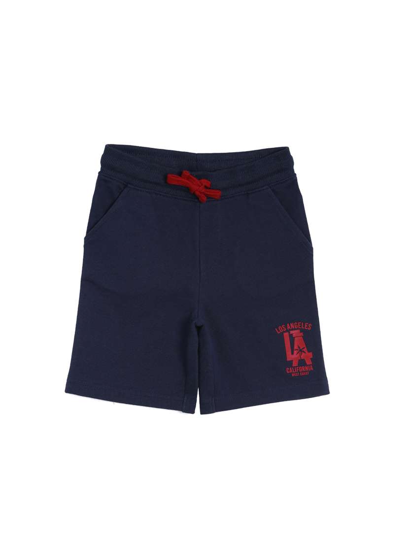 dark blue cotton shorts 