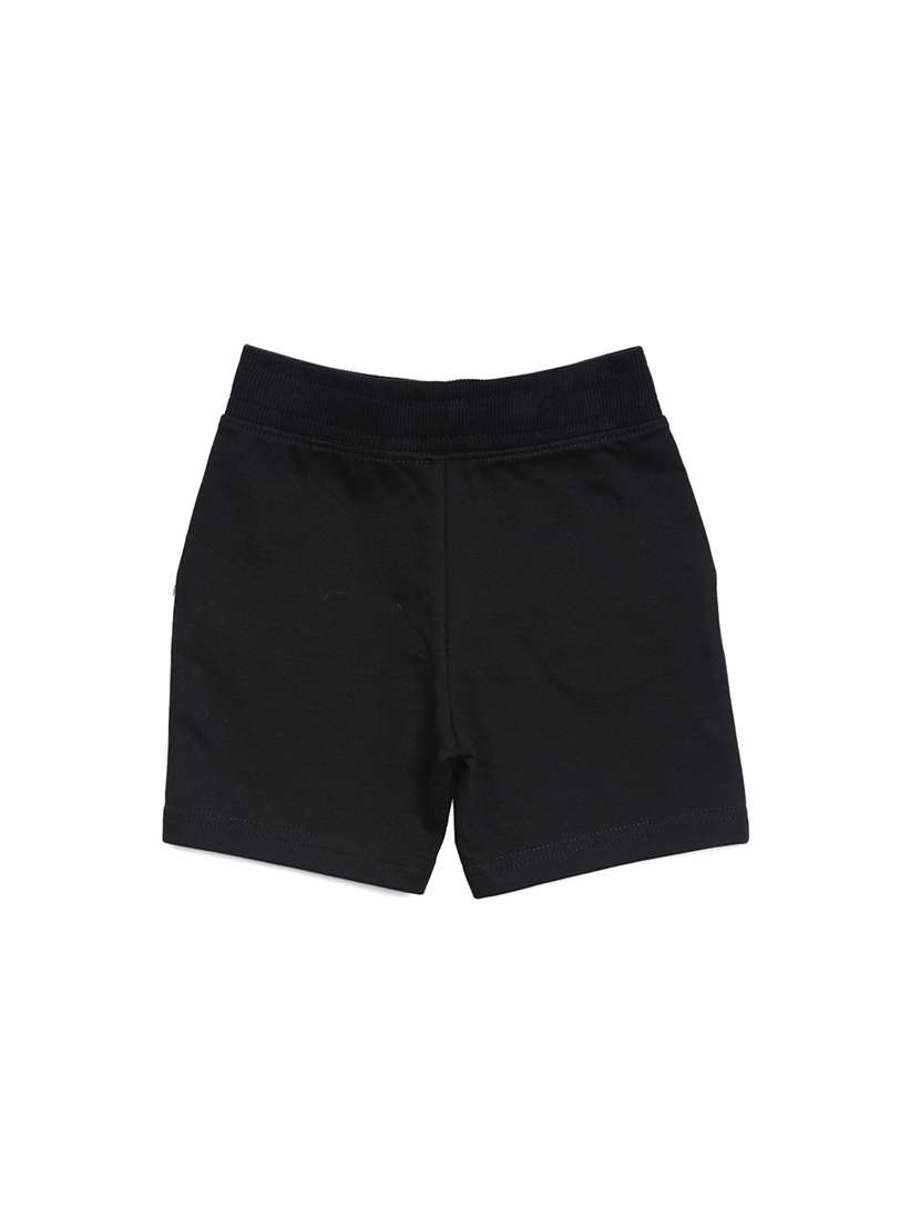 black cotton shorts - 17116902 - Standard Image - 1