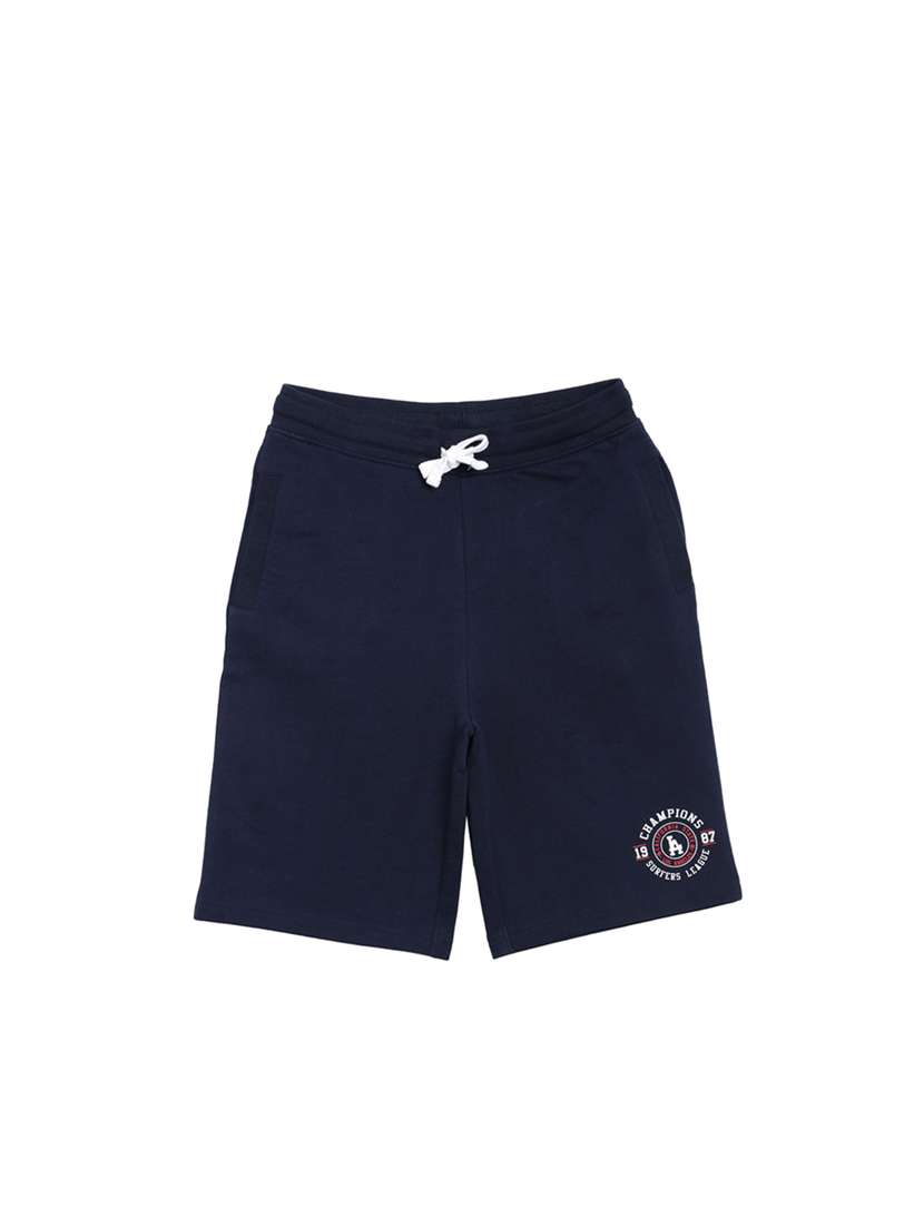 dark blue cotton shorts 