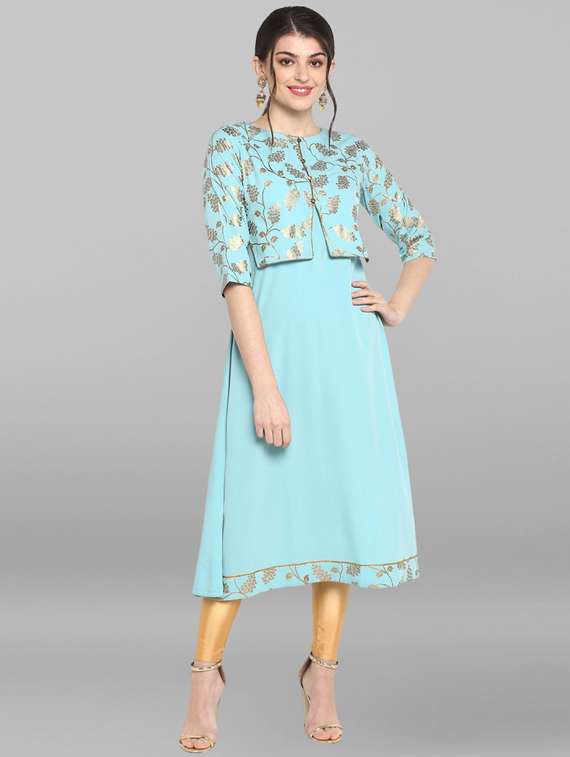 women's kurta with jacket kurta