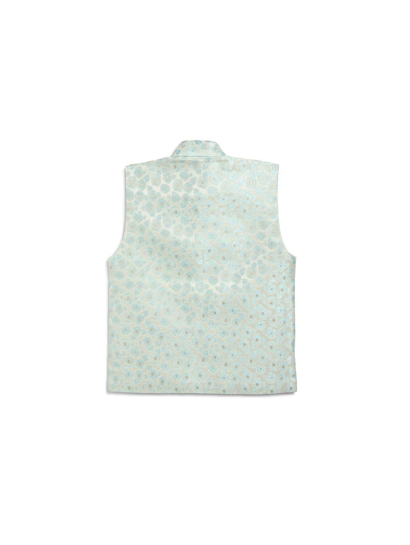 light blue silk blend waistcoats  - 17122858 -  Standard Image - 1