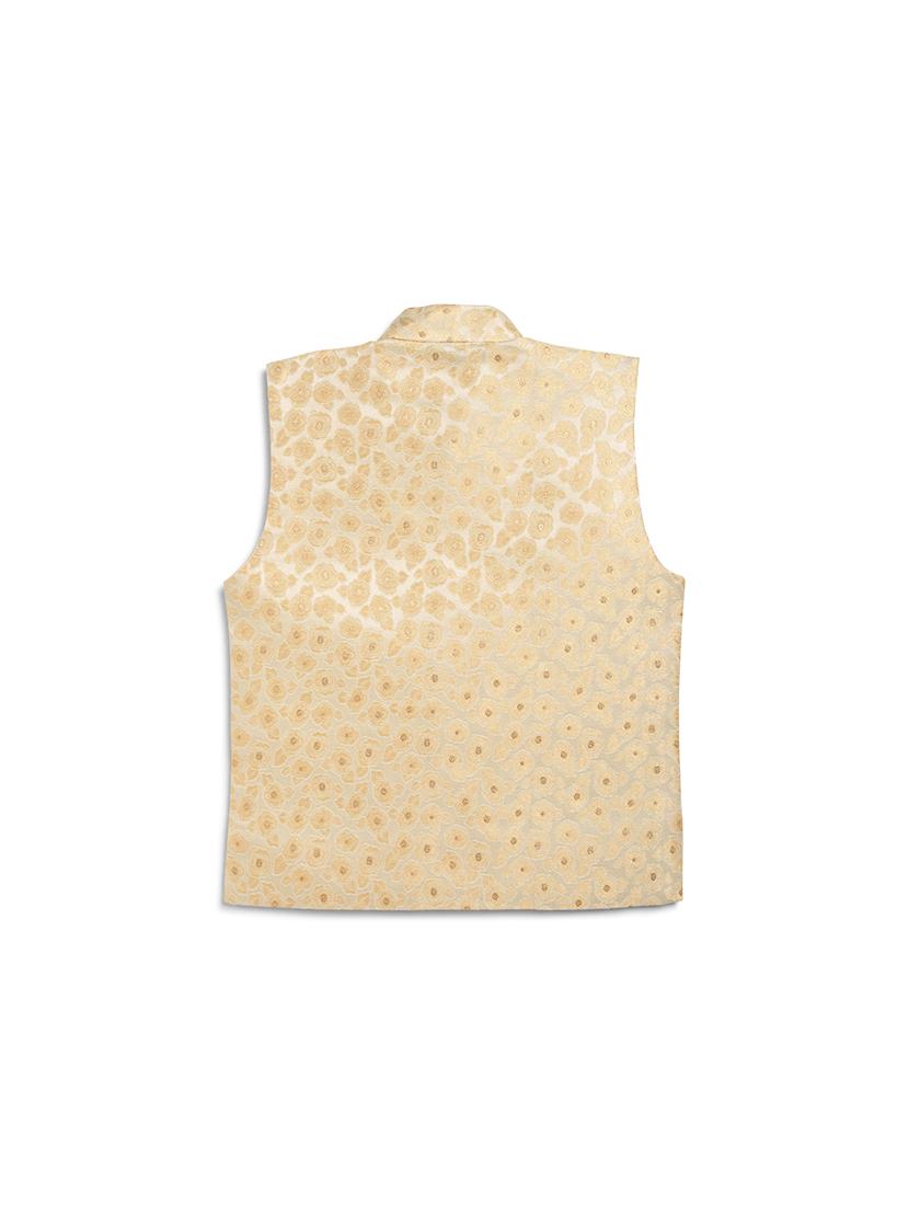 beige silk blend waistcoats - 17122859 - Standard Image - 1