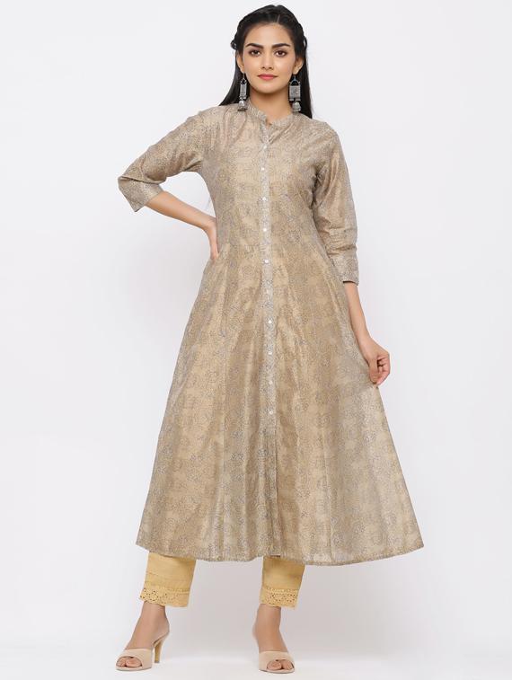 women's front slit kurta