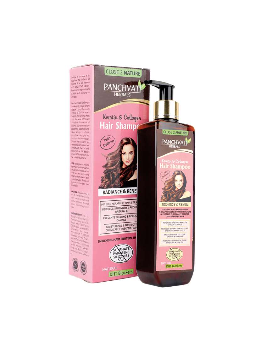 panchvati keratin & collagen hair shampoo for men & women