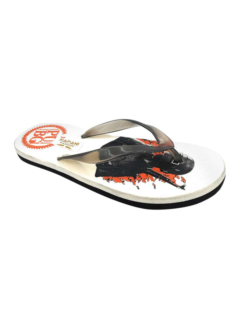 white rubber slip on slippers - 17126227 -  Standard Image - 1