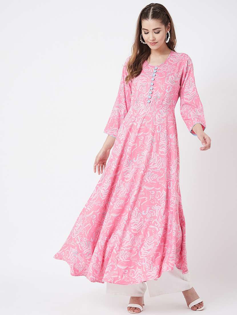 floral flared kurta