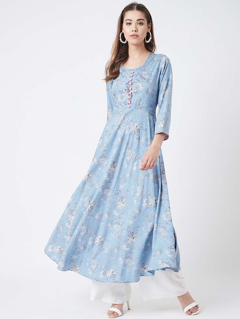 floral flared kurta