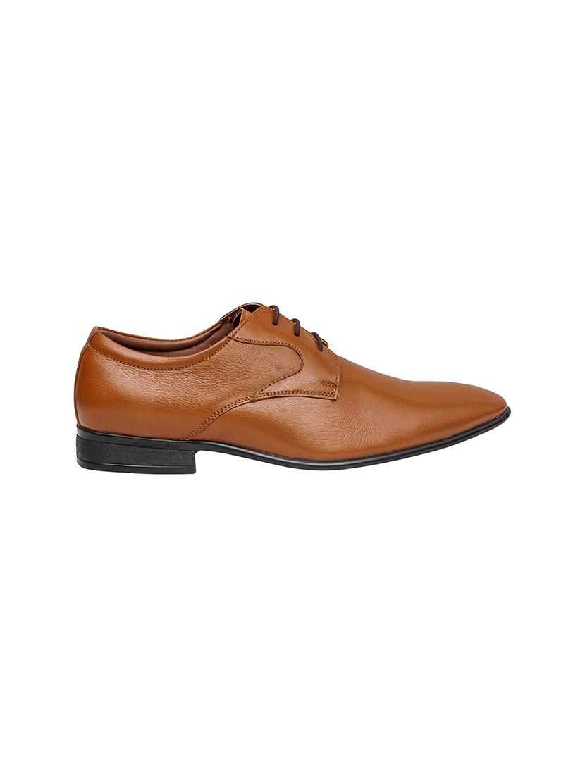 tan lace-up derbys - 17129548 - Standard Image - 1
