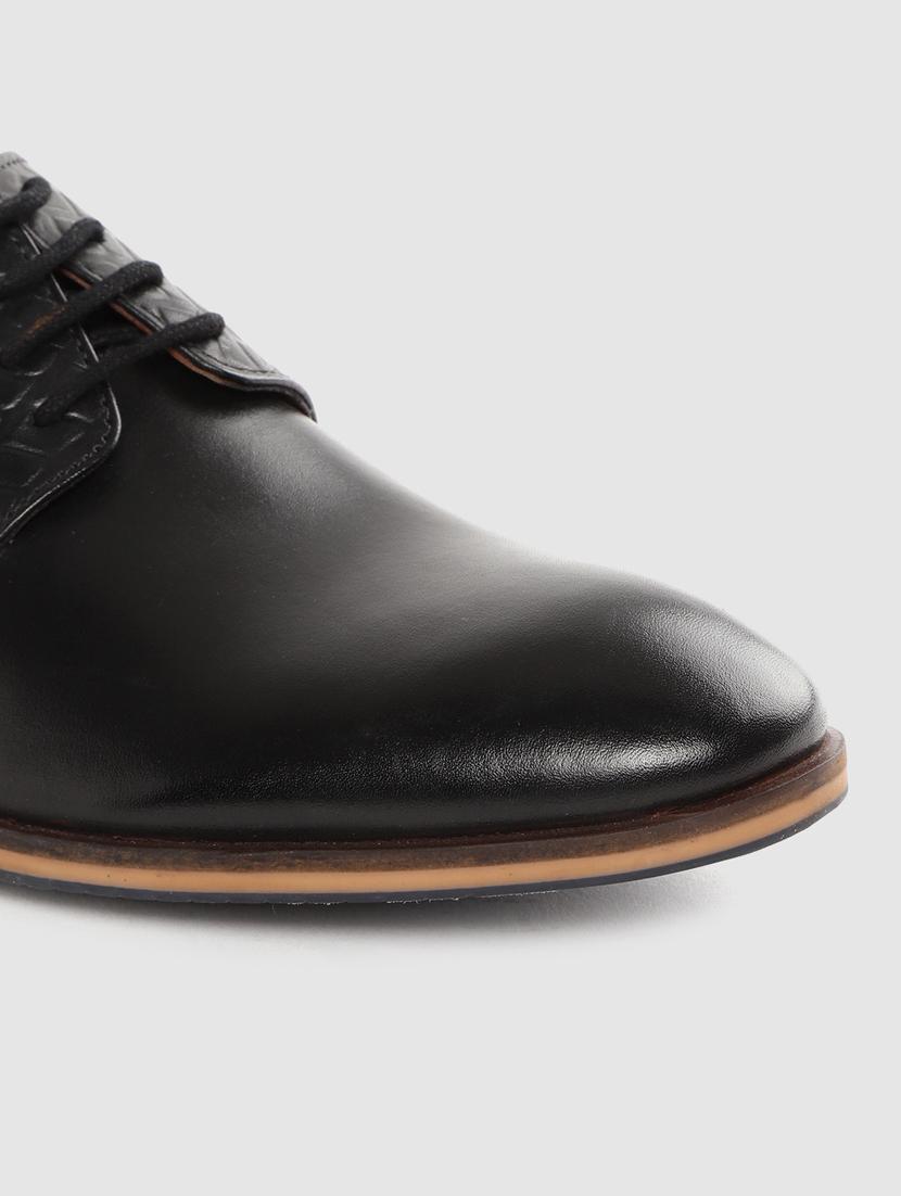 black lace-up derbys - 17129551 - Standard Image - 4