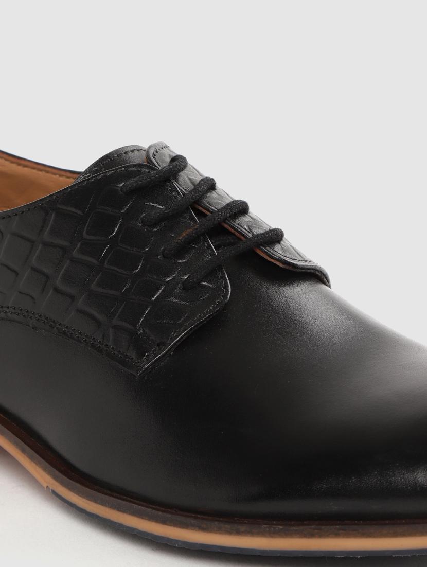 black lace-up derbys - 17129551 - Standard Image - 6
