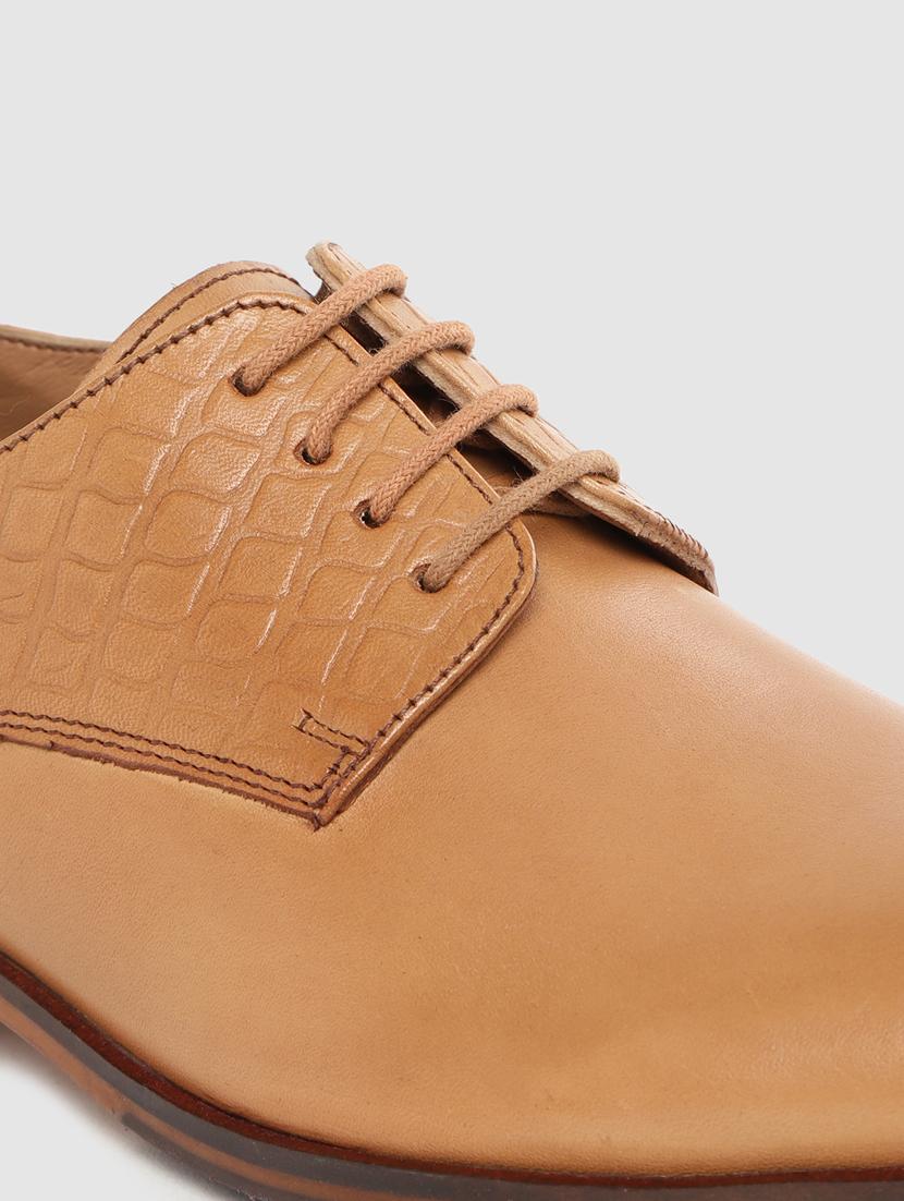 tan lace-up derbys - 17129553 - Standard Image - 6